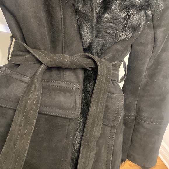 TALBOTS size 18 Toscana Shearling Coat - Picture 5 of 7